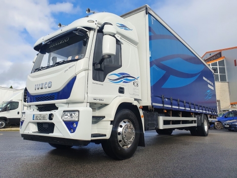2018 182 Iveco Eurocargo 280bhp Curtainside and Lift